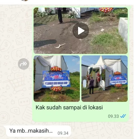Pengiriman Karangan Bunga Sidomulyo Butuh
